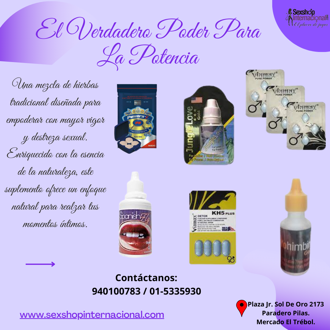 100 POTENCIA SEXUAL SEXSHOP LOS OLIVOS